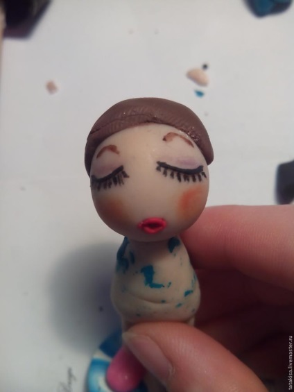 Lepim aranyos miniatűr változata barátnője - Tisztességes Masters - kézzel készített, kézzel készített