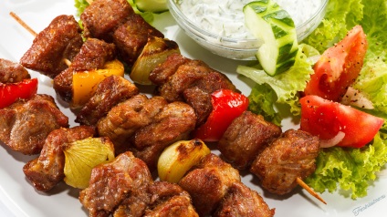 Marinada pentru kebab shish de carne de vită - pregăti carne moale, suculent