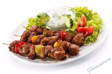 Marinada pentru kebab shish de carne de vită - pregăti carne moale, suculent