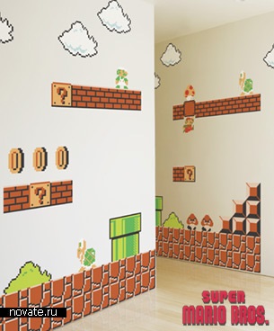 Mario pe perete