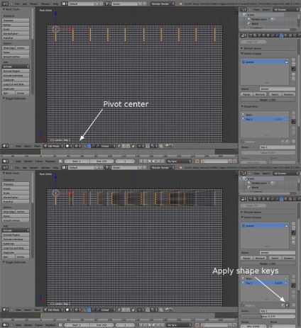 Simularea perdelelor în blender