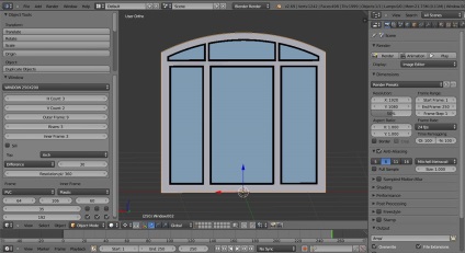 Simularea perdelelor în blender