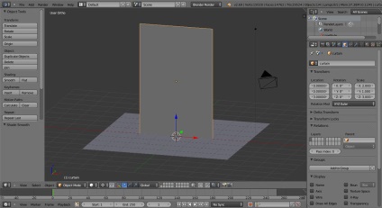 Simularea perdelelor în blender