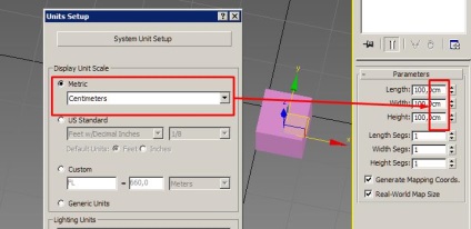 Ajustarea unităților de măsură, scară și etapă a unei rețele în 3d max