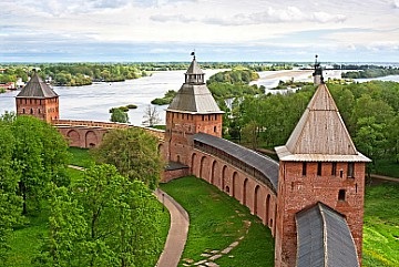 Novgorod Kremlin (detinets) adresa, timpul de lucru, cum să ajungeți acolo, istorie, descriere