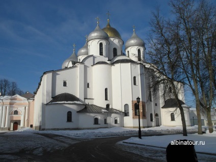 Detinets Novgorod Kreml Novgorod és a Szent Szófia Székesegyház és a vonzás fotók