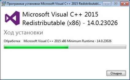 Опис і установка microsoft visual c redistributable package 2015 року, програмування для