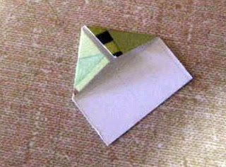 Origami de Anul Nou clasa de master de conuri pe un copac de hârtie