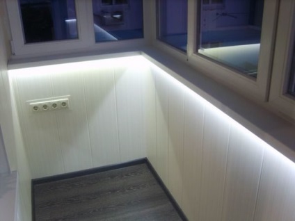 Iluminarea pe balcon sau loggia 3 vederi populare