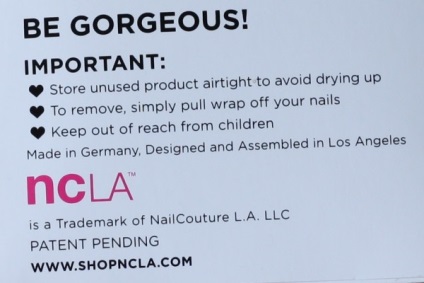 Feedback despre designer nail labels ncla nail wraps