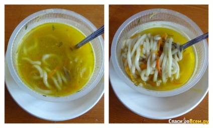 Feedback cu privire la supa - taitei cu pui - supa fabrică numărul 1 în principiu, normal