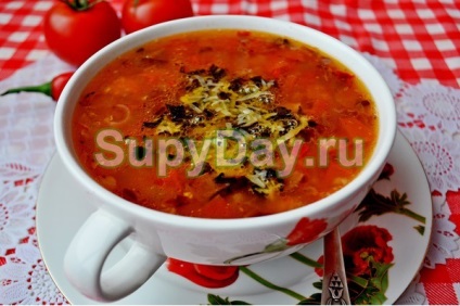Supă de legume pe supă de pui - pentru fanii fast-food-ului simplu și o rețetă cu fotografie și video