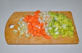 Supă de legume cu pradă - fotorecepție pas cu pas