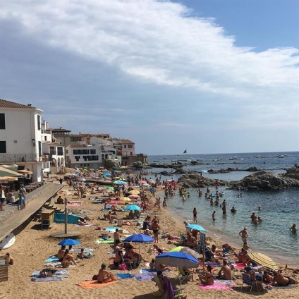 Plajele din Calella de Palafrugell