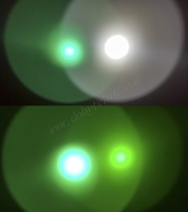 Lămpi de fund cu lumină verde pentru vânătoare - laser sau LED