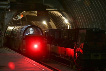 Underground rail rail în Londra, știri de fotografie