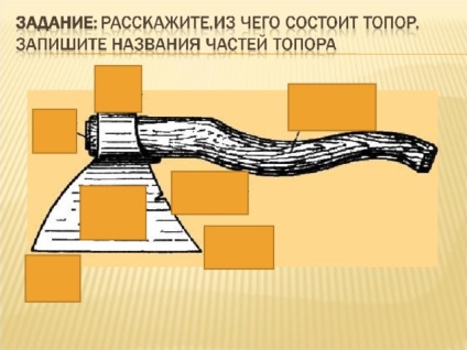 Előadás a leckét-készítmény írásban cselekmény kép - mint Stepan fa aprítás - 6