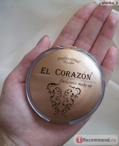 Kompakt púder el Corazon finom make-up - «♥♥♥ nagy por, nem érte el a zsebek