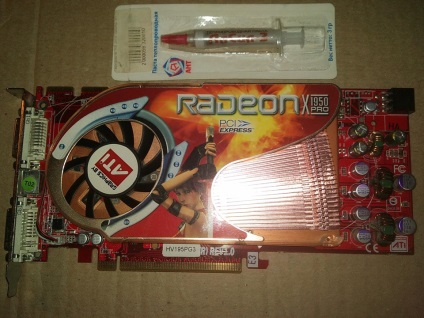 Javítása videokártyák ATI Radeon X1950 pro 512