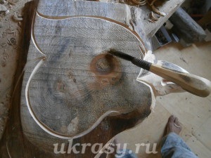 Ciorapi din lemn sculptat - Amur de căpșună - cu lecția de mâini proprii
