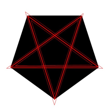 Rajzolj egy pentagramot a Photoshop bemutatóba, és készíts el egy pentagramot