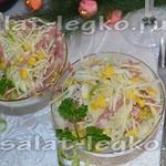 Saláta szilva és kolbász recept fotókkal friss uborka