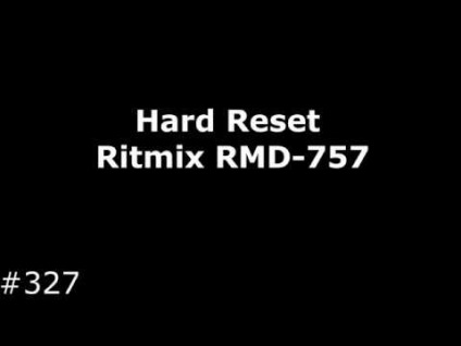 Resetarea tastei grafice ritmix rmd-1040 resetare hard din fabrică ritmix rmd 1040 activată
