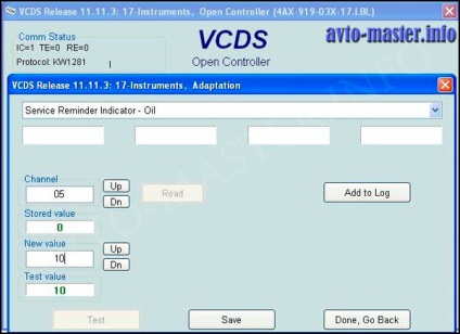 Resetarea intervalelor de service ulei, in1, in2 pe panoul audio a6 c4