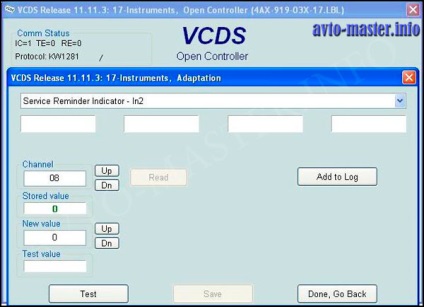 Resetarea intervalelor de service ulei, in1, in2 pe panoul audio a6 c4