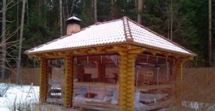 Perdelele din pavilion din vânt și ploaie sunt apă rezistentă, impermeabilă, protectoare,