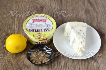 Sos de brânză albastră, rețetă clasică