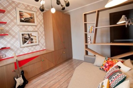 Cameră modernă pentru un băiat de adolescenți fotografie, stil, design