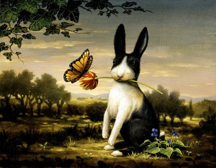 Wonderland húsvéti nyulak és a szabályokat az élet Alice