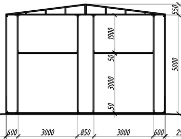 Constructia unui garaj de panouri sandwich