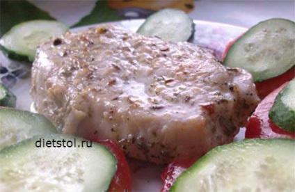 Carne de porc prăjită cu usturoi și condimente, rețetă cu fotografie