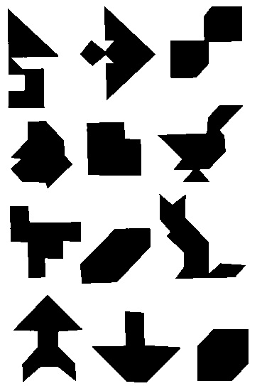 Tangram este un puzzle străvechi chinezesc