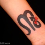 Tattoo zodiac semn scorpion valoare, fotografie și schițe
