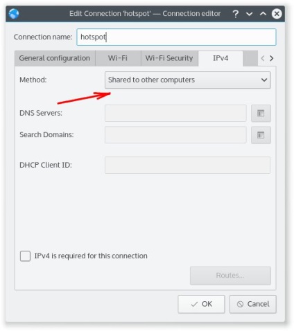 Punct de acces wifi to kde manager de rețea