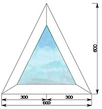 Ferestre din plastic triunghiulare la comanda