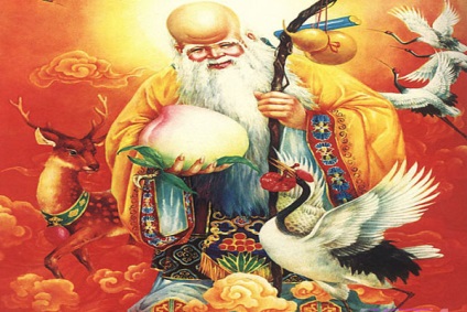 Trei bătrâni Feng Shui - Mascot universal oriental