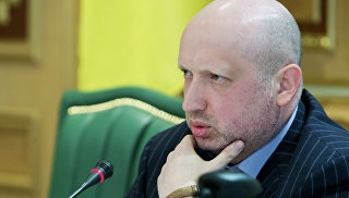 Turchinov a cerut tufișului să nu alunece frontiera atunci când atacă știrile din Donbass Ria