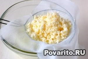 Brânză de brânză în polaris multivariat din kefir