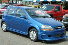 Tuning Chevrolet Aveo ad az autó modor és a kegyelem egy párduc