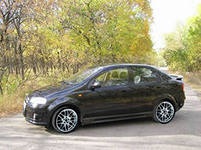 Tuning Chevrolet Aveo ad az autó modor és a kegyelem egy párduc