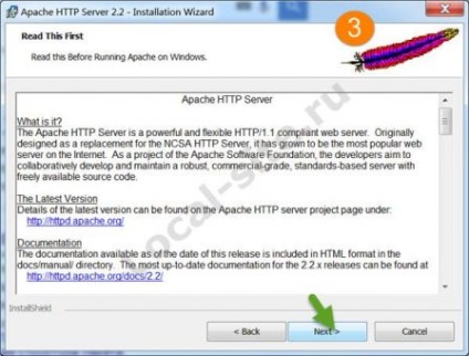 Instalarea apache msi instalarea pas-cu-pas a apache
