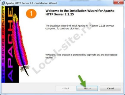 Instalarea apache msi instalarea pas-cu-pas a apache