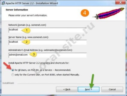 Telepítése msi apache apache telepítés lépésről lépésre