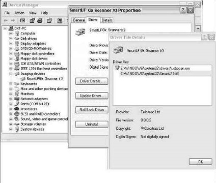 Instalarea driver-elor scannerului colortrac smartlf