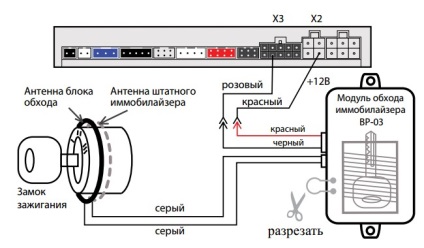 Инсталиране на Starline A93 с ръцете си, схемата за монтаж карта инсталация