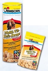 Vitamine și suplimente nutritive pentru câini adulți pentru rase cu păr lung și fără păr